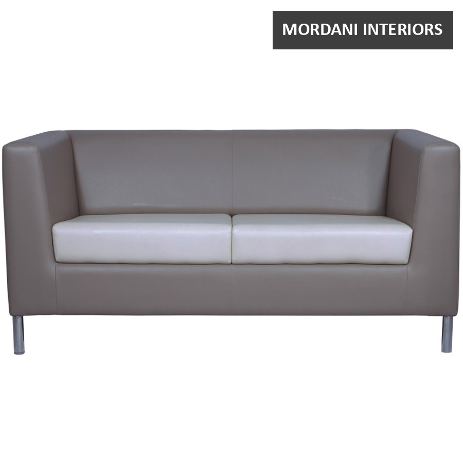 Henry 2 Seater Leather Office Sofa